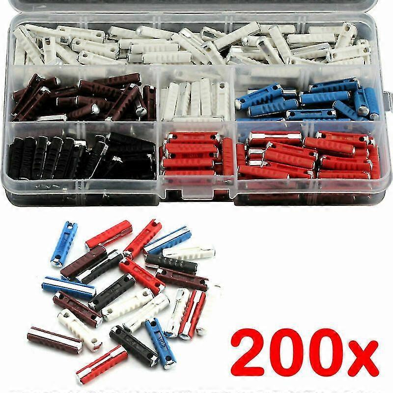 Fuse Combination 200pcs Ceramic Torpedo Fuse 5a 8a 16a 25a 40a Fuse Group