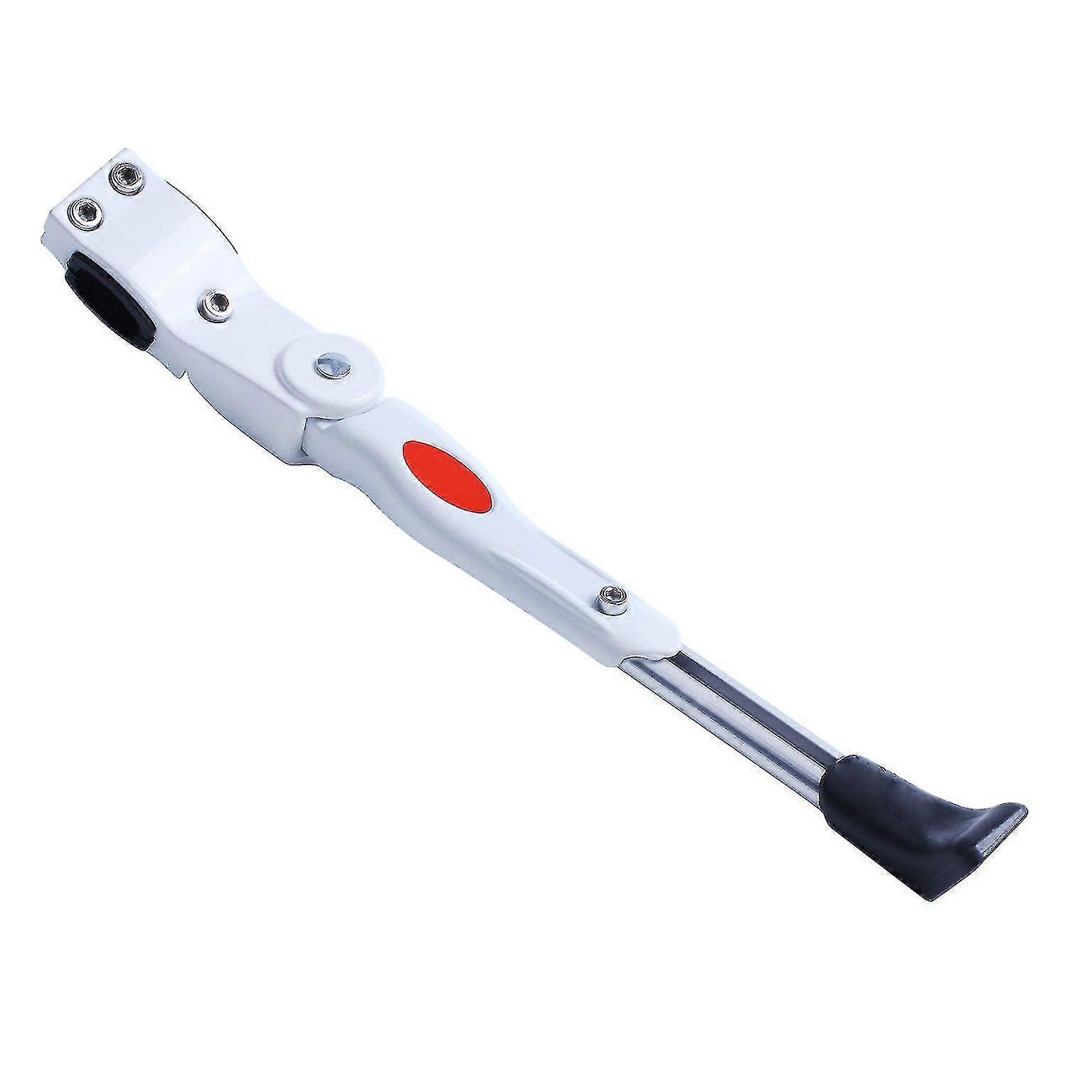 White Aluminum Alloy Bike Cycling Bicycle Kickstand Fits 16" 20" 24" 26"