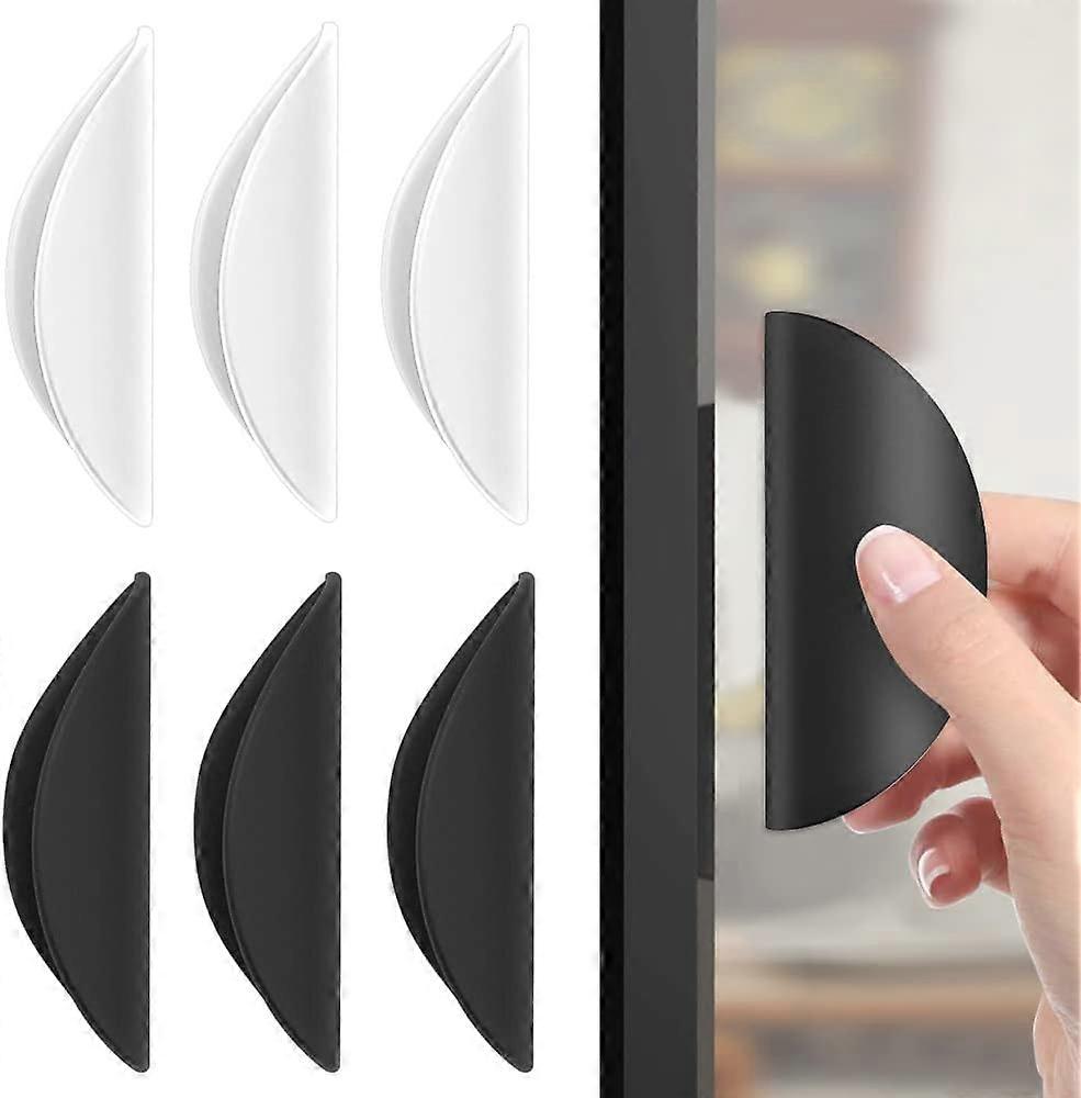 6 PCS Drawer Handles Door Handle Kitchen Shell Handle Shell Shaped Knob Adhesive Sliding Door Handles Cupboard Handle Shell Drawer for Furniture