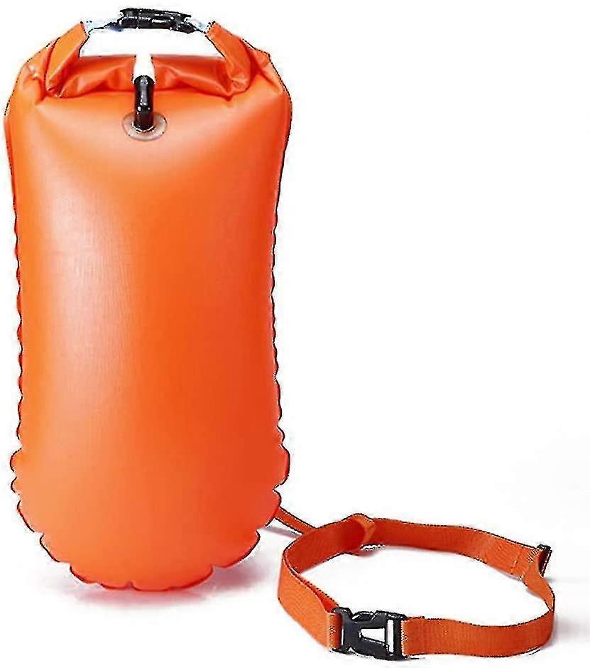 Swim Buoy - Swimming Buoy Tow Float And Dry Bag For Open Water Swimmers And Triathletes - Light And Visible Float For Safe Training And Racingorange
