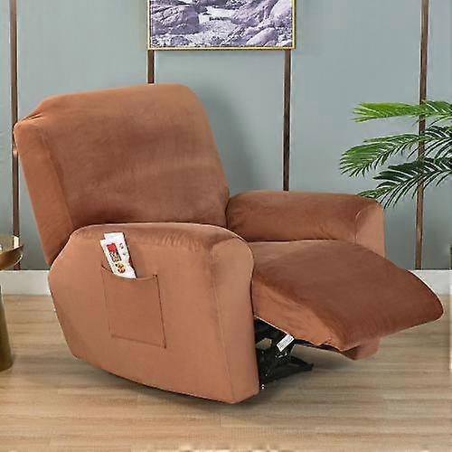 Fodere in velluto felluto ad alta elasticità per sedie Wingback Copripoltrona ProtectorCover