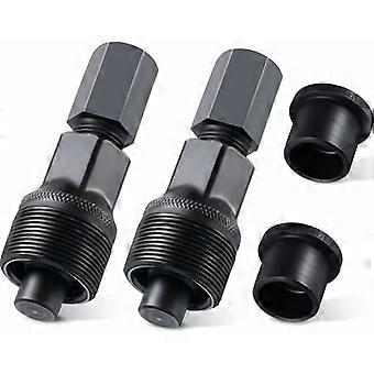 Extracteur de manivelle Extracteur de manivelle de vélo Extracteur de boîtier de pédalier de vélo Extracteur de manivelle de vélo Outil de poulie de manivelle compact Réparation de dissolvant de traction de vélo2pcs