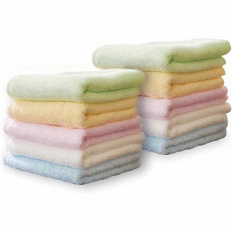 10pcs Washcloths Towel Set For Bathroom-Hotel-Spa-Kitchen, Multi-Purpose Fingertip Towels, Face Cloths