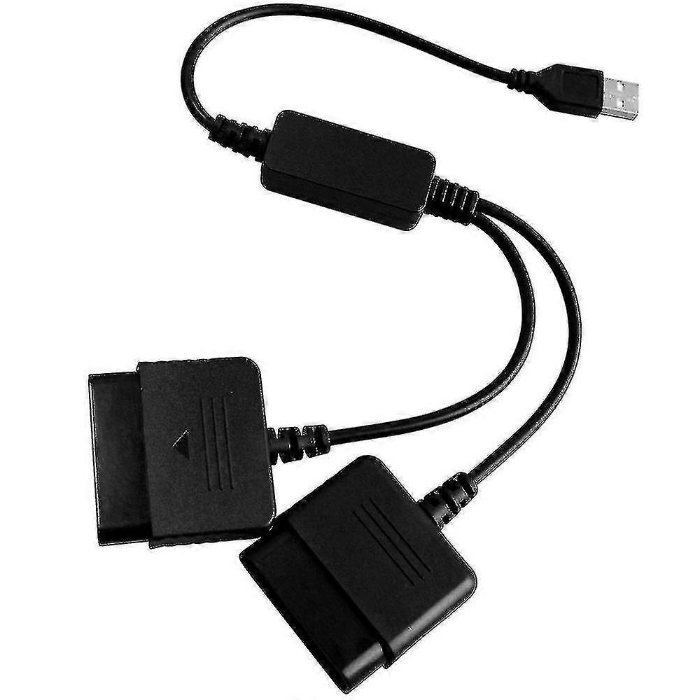 Suitable Compatible With Ps2 To Ps3 Pc Handle Adapter Usb To Ps2/ps3 Handle Conversion Line Two In One Usb 2.0 Controller Adapter
