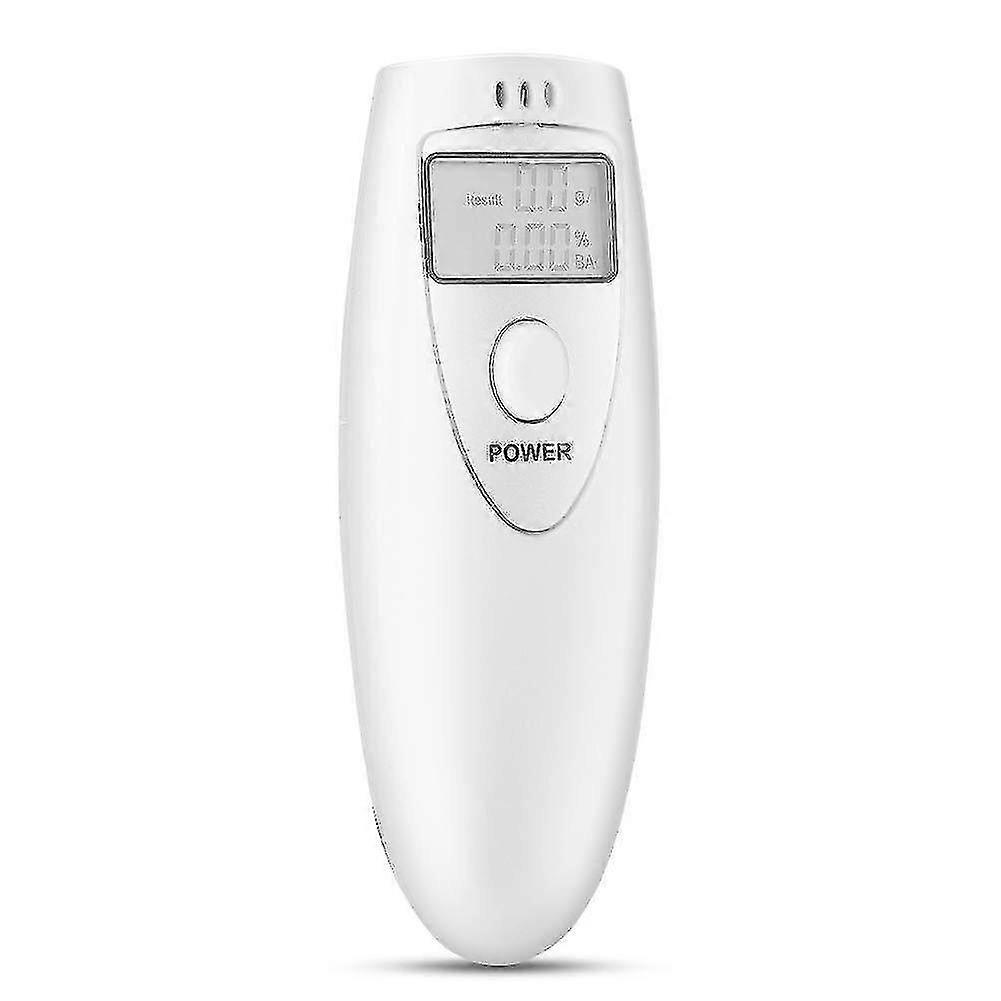 portable Alcohol Tester 6387 Single Screen White Portable Breath Tester (1-pack, White) PXCL