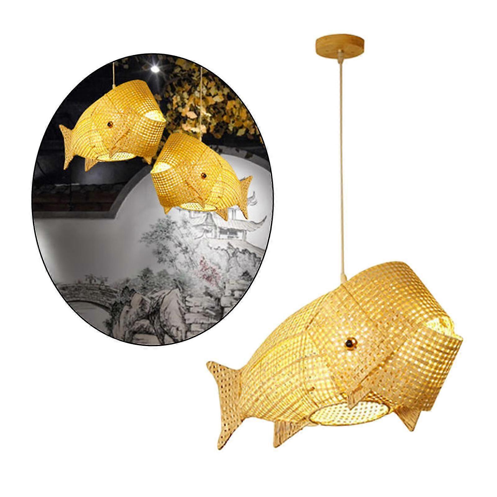 Fischform Pendelleuchte Lampenschirm Wohnzimmer Decke Hängelampe Lichtschirm