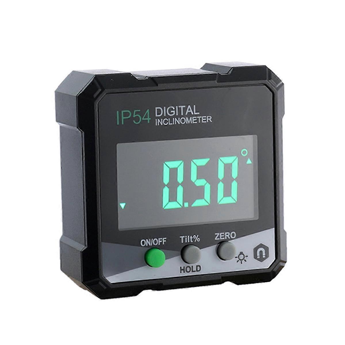 Digital Angle Gauge Magnetic Base Level Box Angle Finder Protractor Angle Measuring Instrument for Woodworking DLW30-