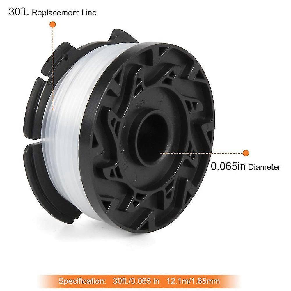 3/4/6 Piece Replaceable Compatible With Black+decker Af-100 Trimmer Spool -3 Pack