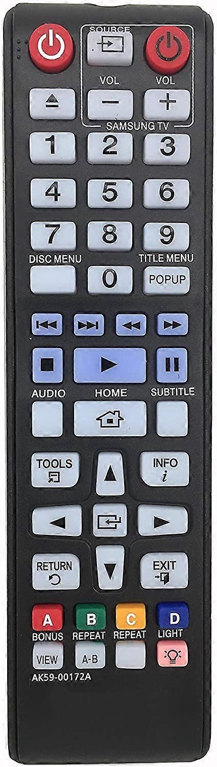 AK59-00172A Remote Control For Samsung BD Blu-Ray Disc Player