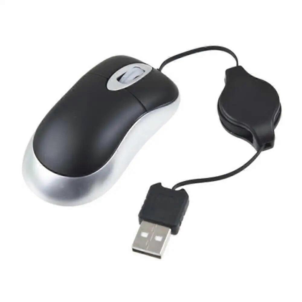 Portable Computer Notebook USB 2.0 1.1 Mouse Retractable Slim USB Optical Scroll Mouse for Laptop PC Optical Sensor 800dpi Mice & Trackballs