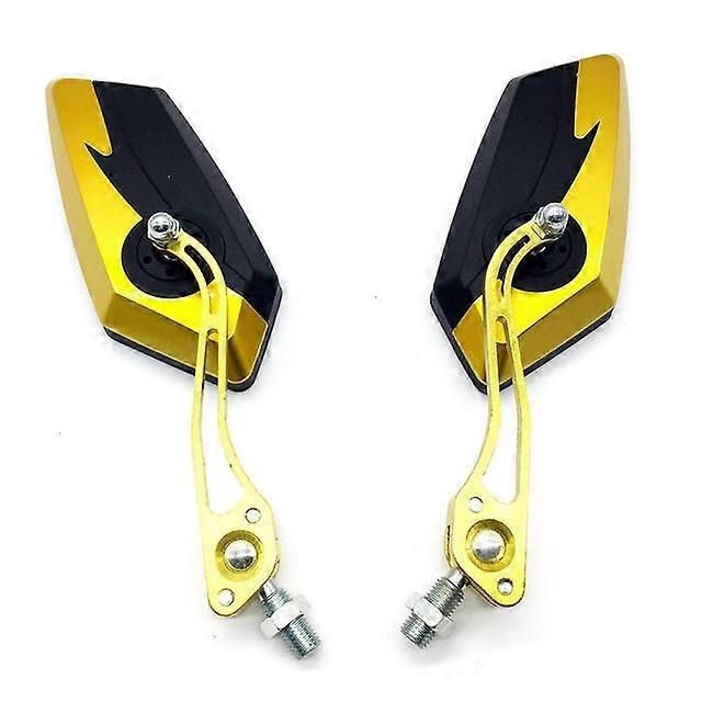 1 Pair Motorcycle Rearview Side Mirror Reversing Auxiliary Mirror Adjustable Reflector Modified Parts for Scooter Electrombile