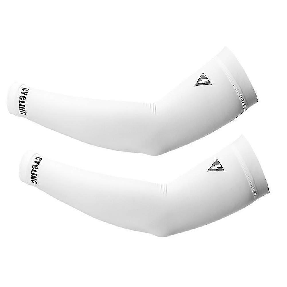 1 Pair Summer Outdoor Anti-Sun Cooling Arm Sleeves
