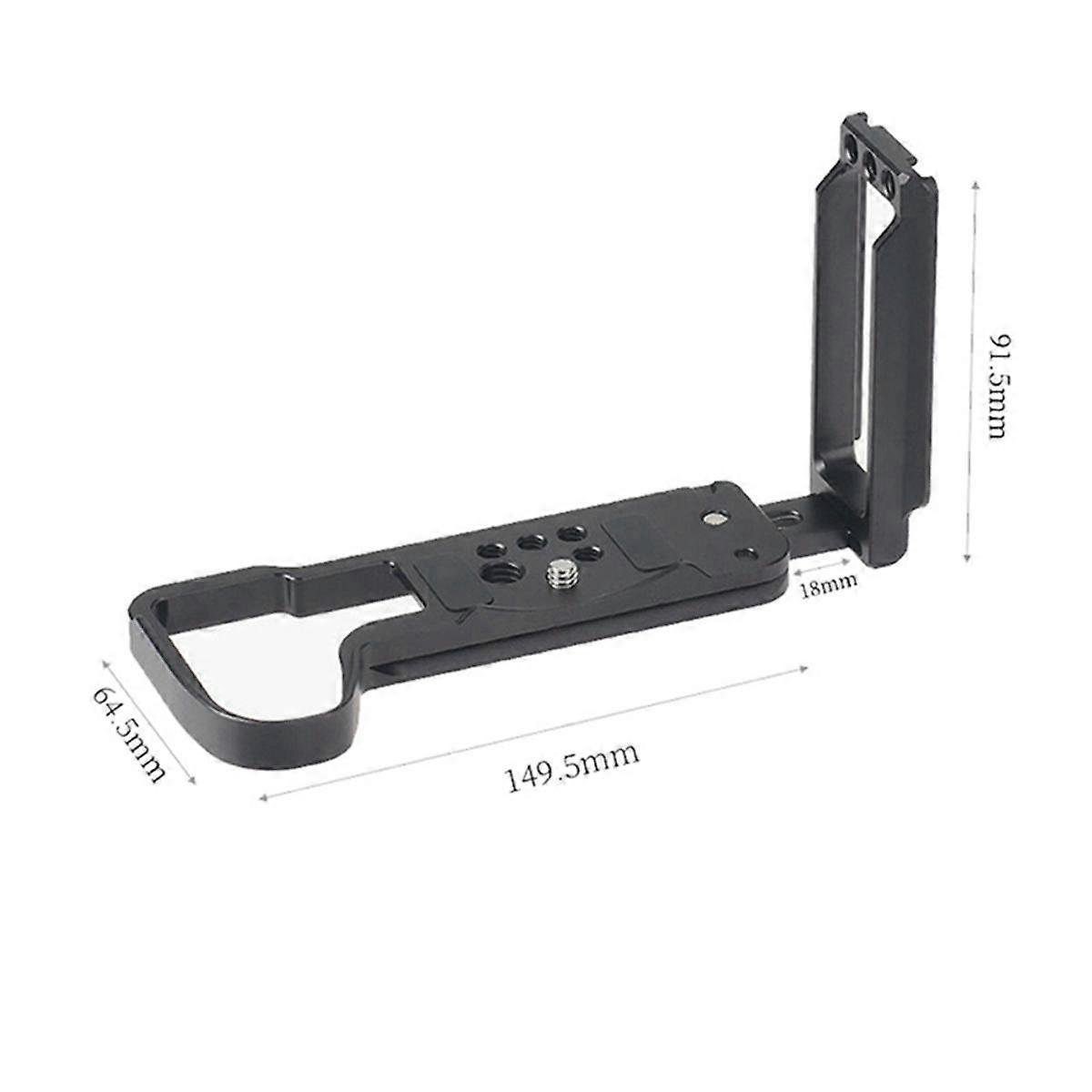 Camera Adjustable Vertical Quick Release L Plate/Bracket Holder Hand Grip for S5II G9II Camera Silver