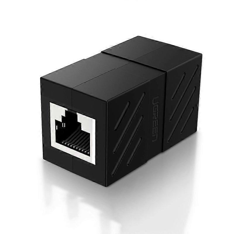 Network connector Ethernet RJ45 network cable connector 10 Gbps Black