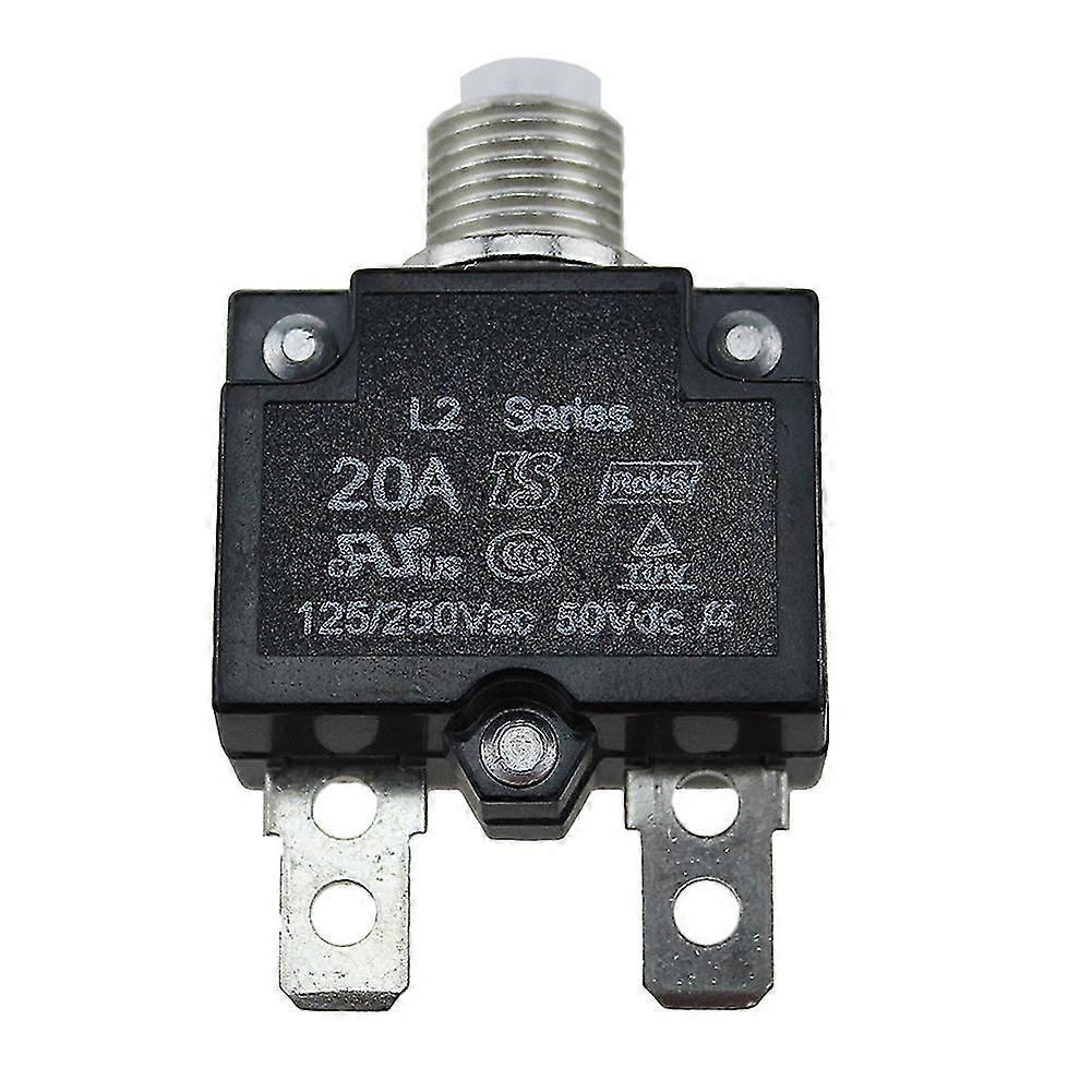 5a/10a/15a/20a/30amp Effektbryter Panel Mount Air Switch Kan tilbakestilles