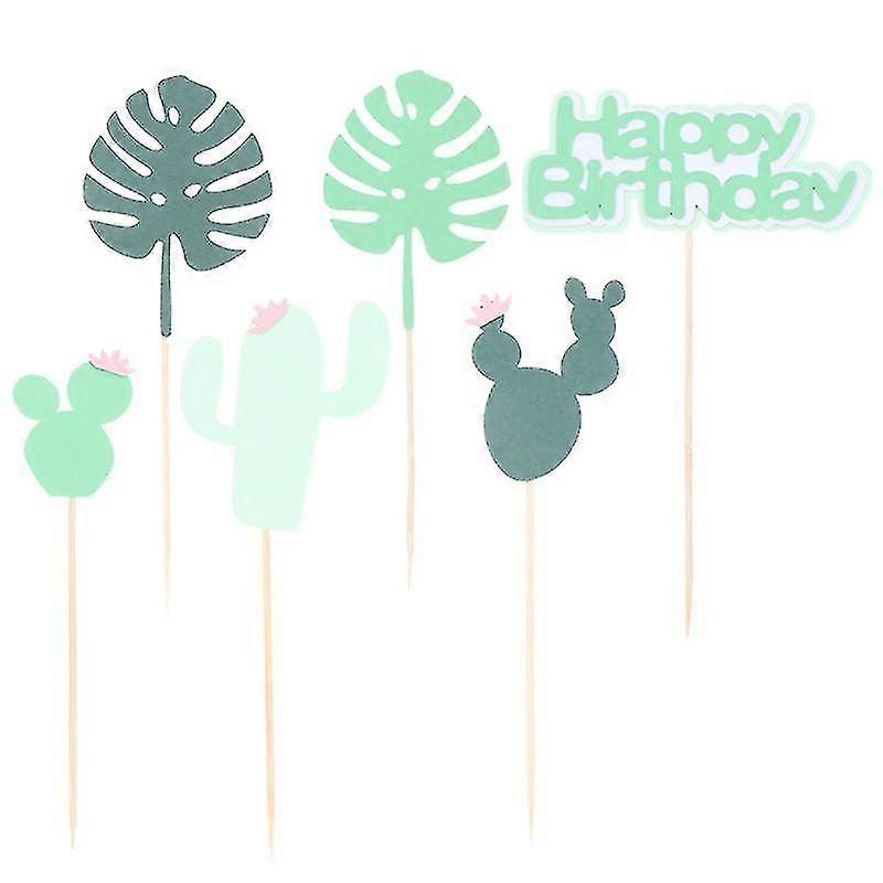 26pcs Cactus Cake Toppers