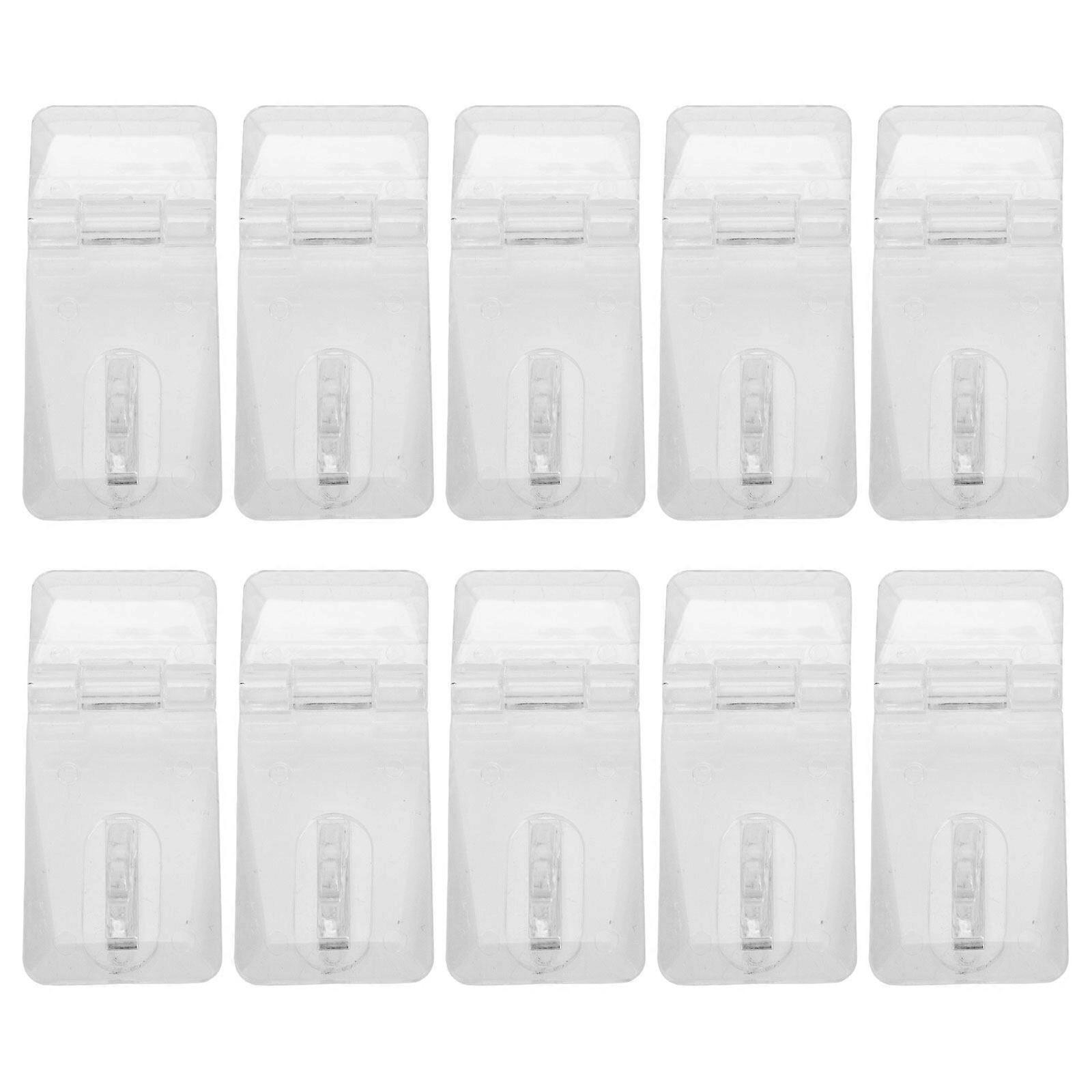 20 Sets Clear Acrylic Lock Hasp Transparent Hinge Hasp Clear Hinge Hasp