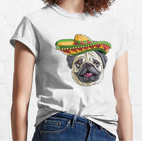 Pug Cinco De Mayo Classic Tričko-RK2673