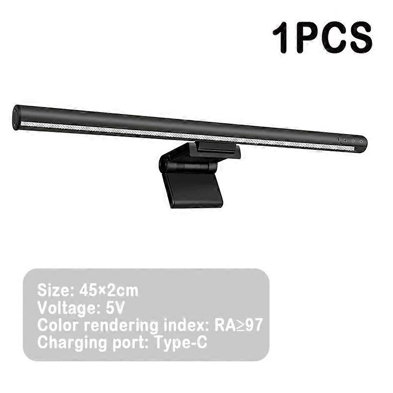 Computer monitor light bar screen, stepless dimming, tone adjustment, LED display, no glare, suitable for home office gaming