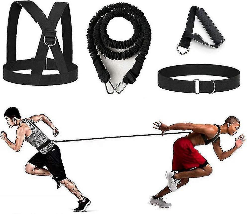 4 PCS Double Pull Resistance And Rope Cord Set
