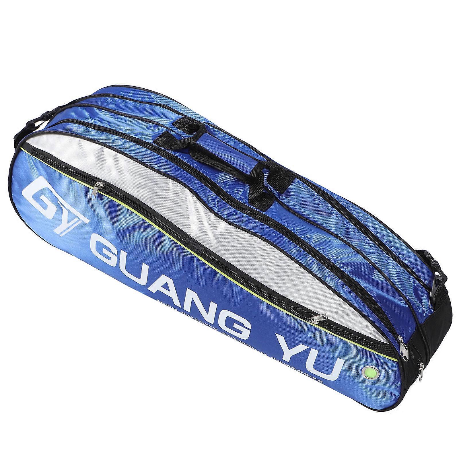 ハンドヘルドバドミントンラケットバッグ大容量バドミントン収納ハンドバッグ屋外バドミントンスポーツバッグ