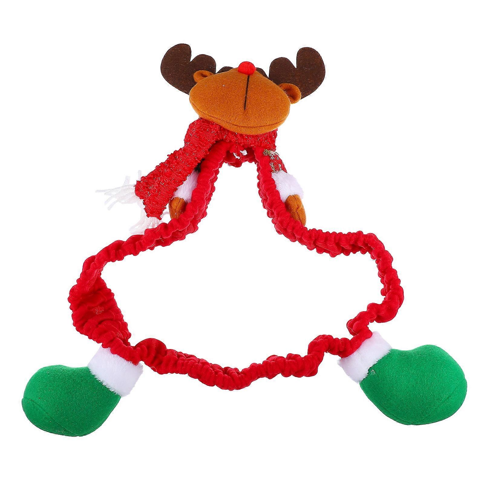 Cartoon Christmas Computer Monitor Cover Three-Dimensional Computer Case