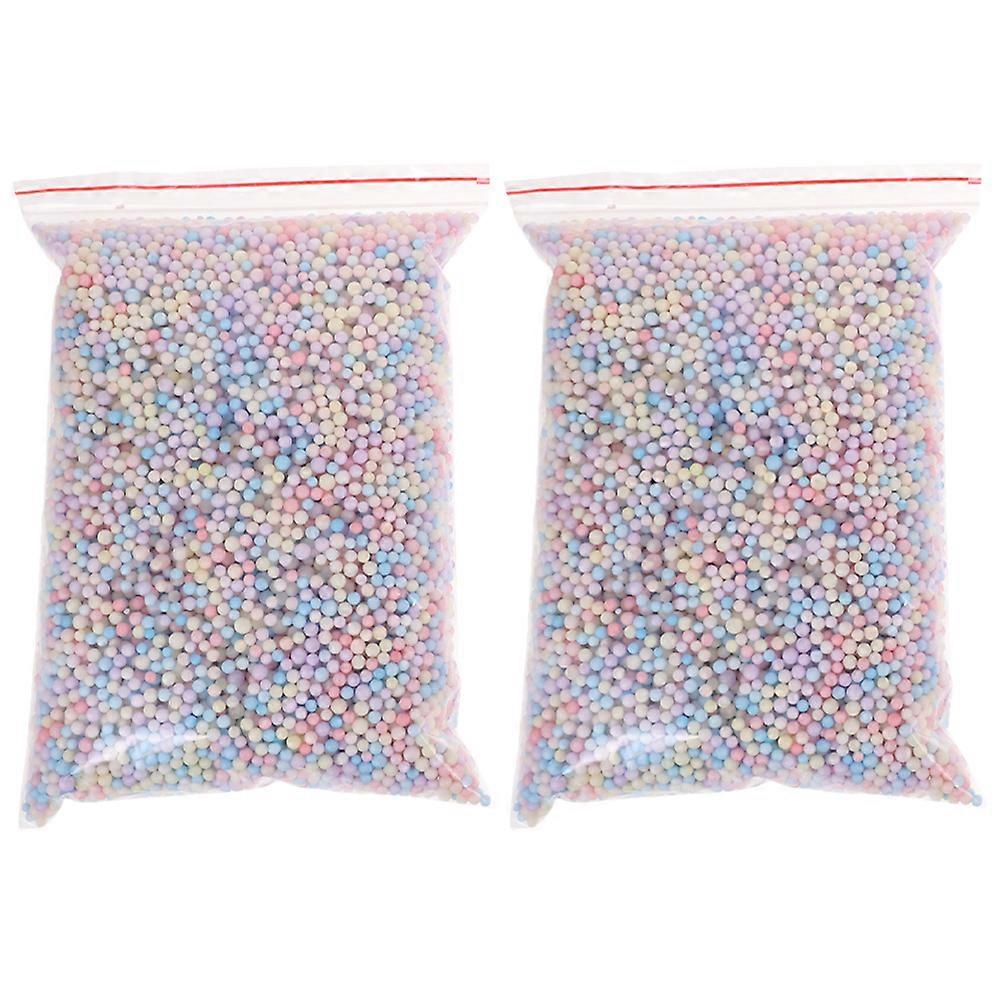 2パックフォームボールクラフトフォームボールギフトボックスフィラーフォームボールDIYデコレーションギフト50g /パック