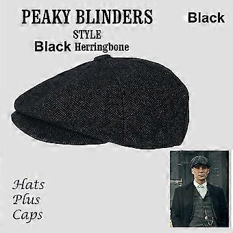 Berretto Peaky Blinders Newsboy - Lana Tweed, 8 Spicchi, Stile Retrò