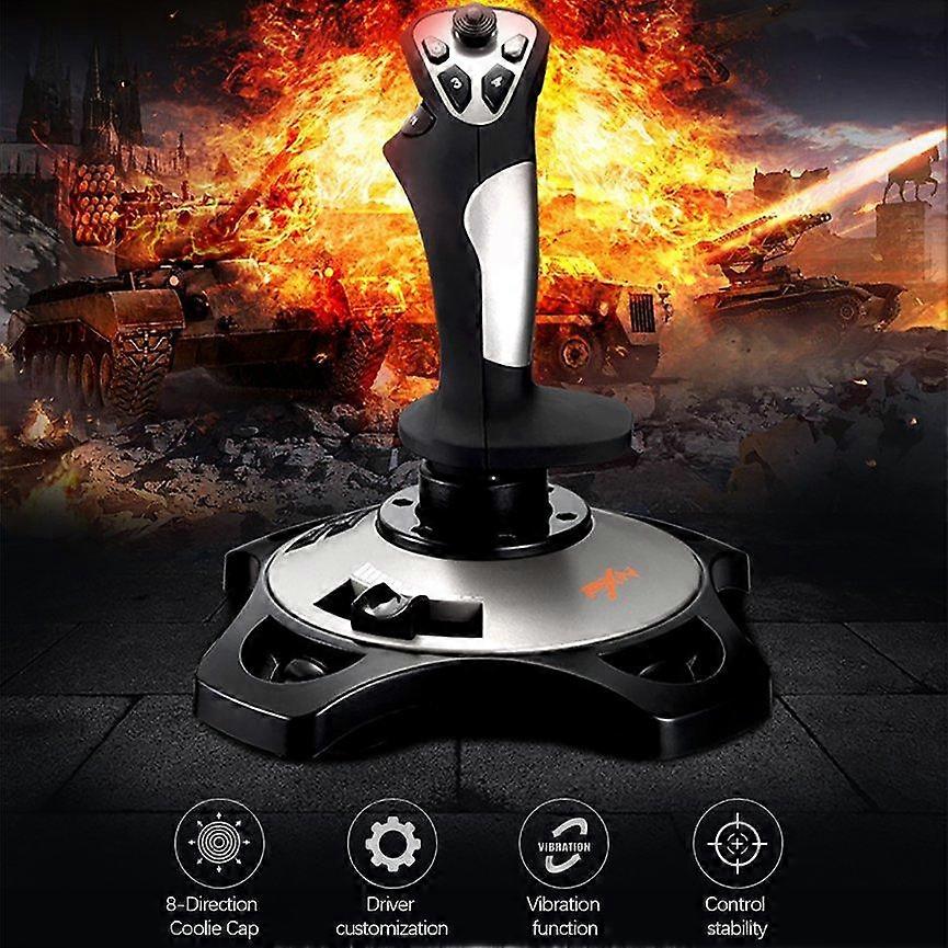 Pxn-2113 Flight Simulator Controller Joystick Pc Flight Simulator Joystick for PC/desktop Gamepad Simulator Game Accessories