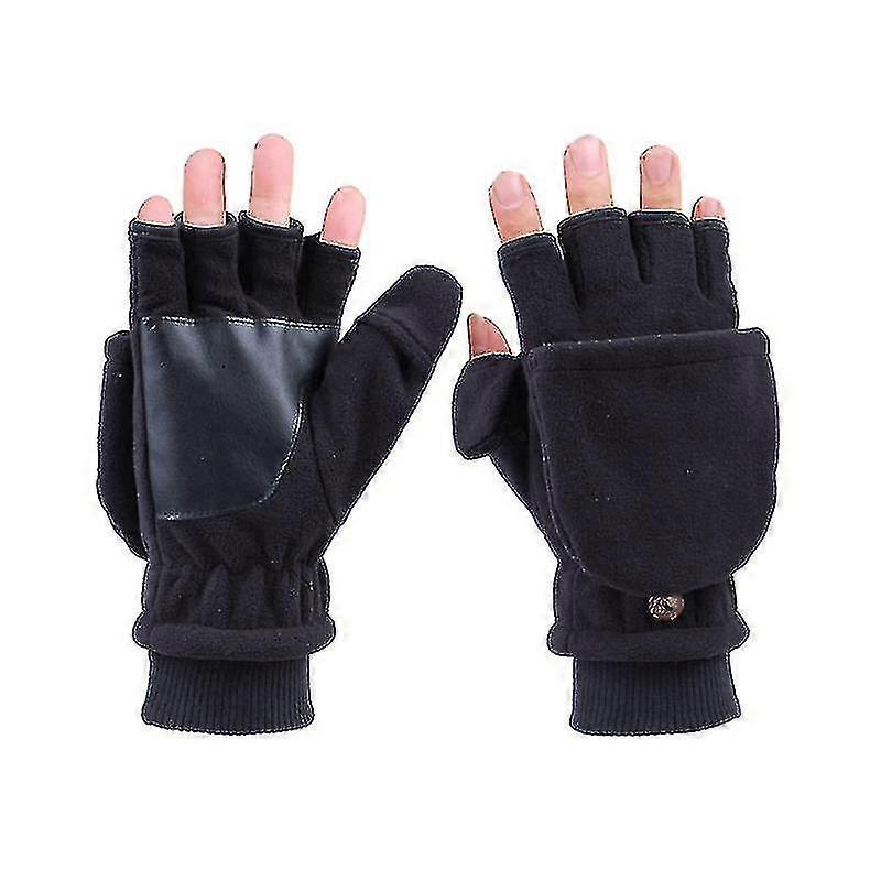 1pair قفازات مزدوجة الطبقات
