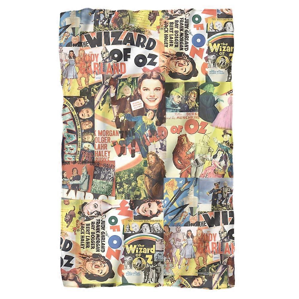 O Mágico de Oz All Over Character Print 2 Fleece Blanket MTWLF1213