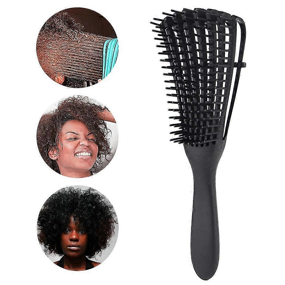 Massage Scalp Integrated Plastic Octopus Comb, Compatible with Afro Curls, Anti-Tangle