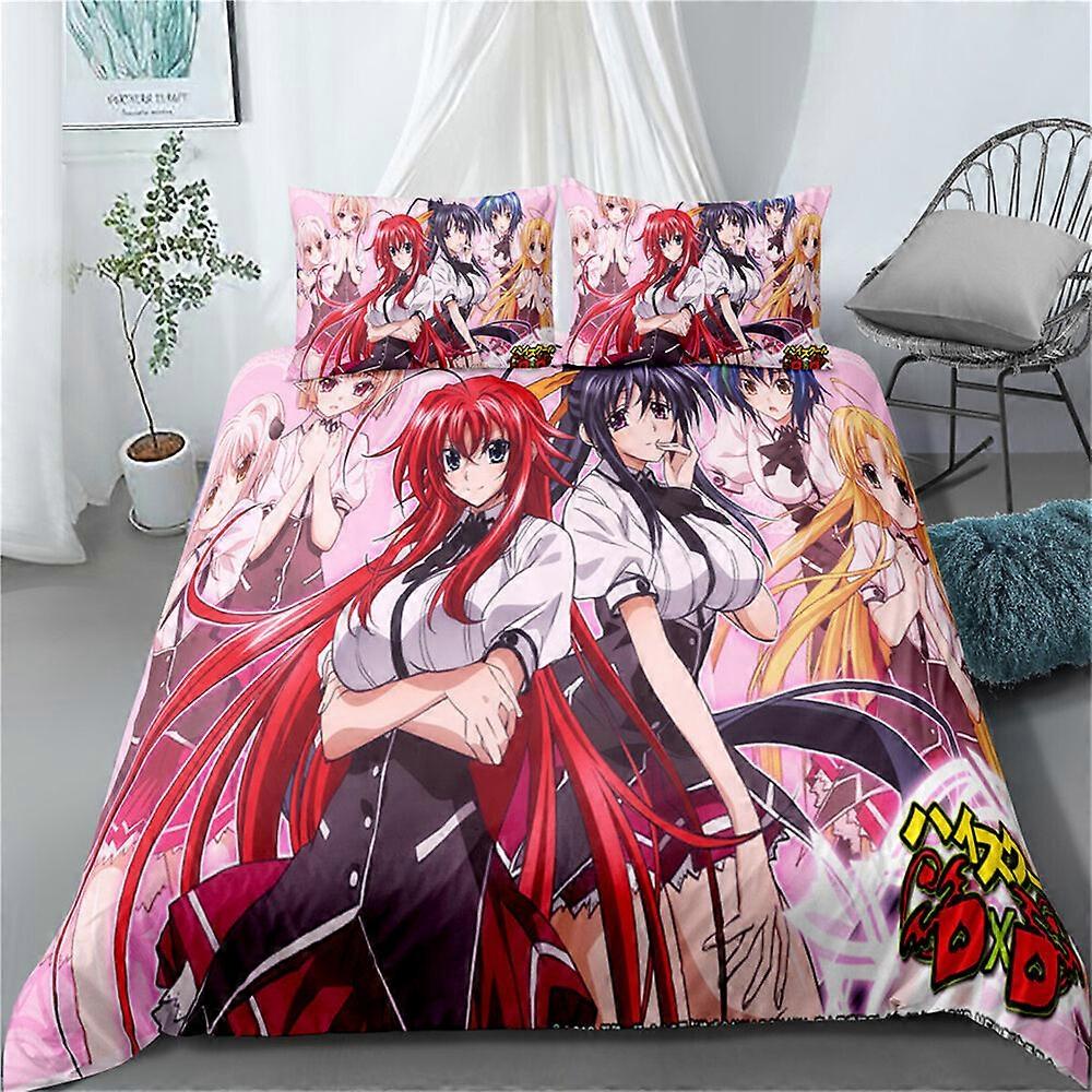 v3204 Lençóis High School DD Anime Cama Doona Capa de Edredão Conjunto de Lençóis IU3204