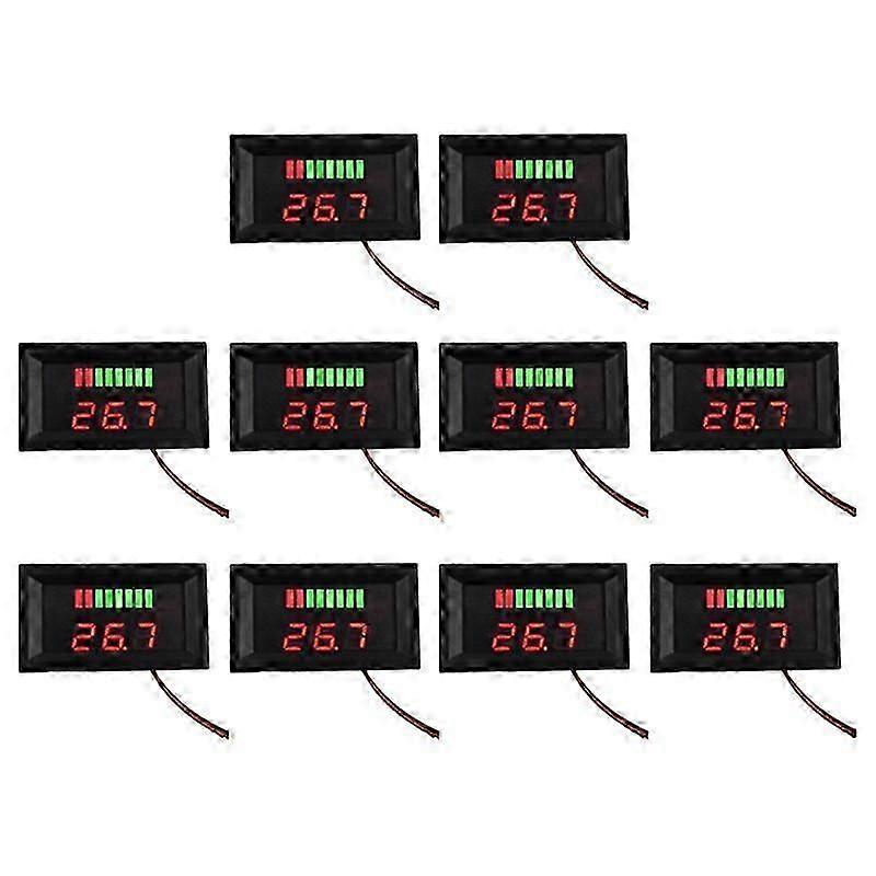 Car Battery Charge Level Indicator 72v Lithium Battery Capacity Meter Test Display Led