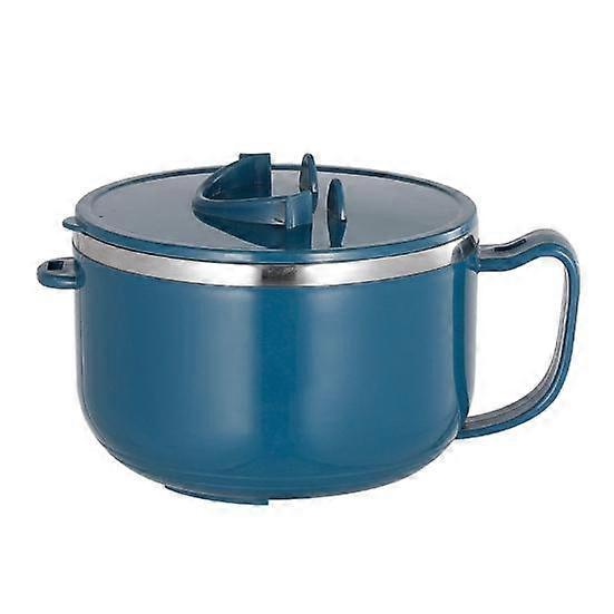Noodle Bowl Durable Large Capacity Stainless Steel Lightweight Salad Bowl with Handle for Home