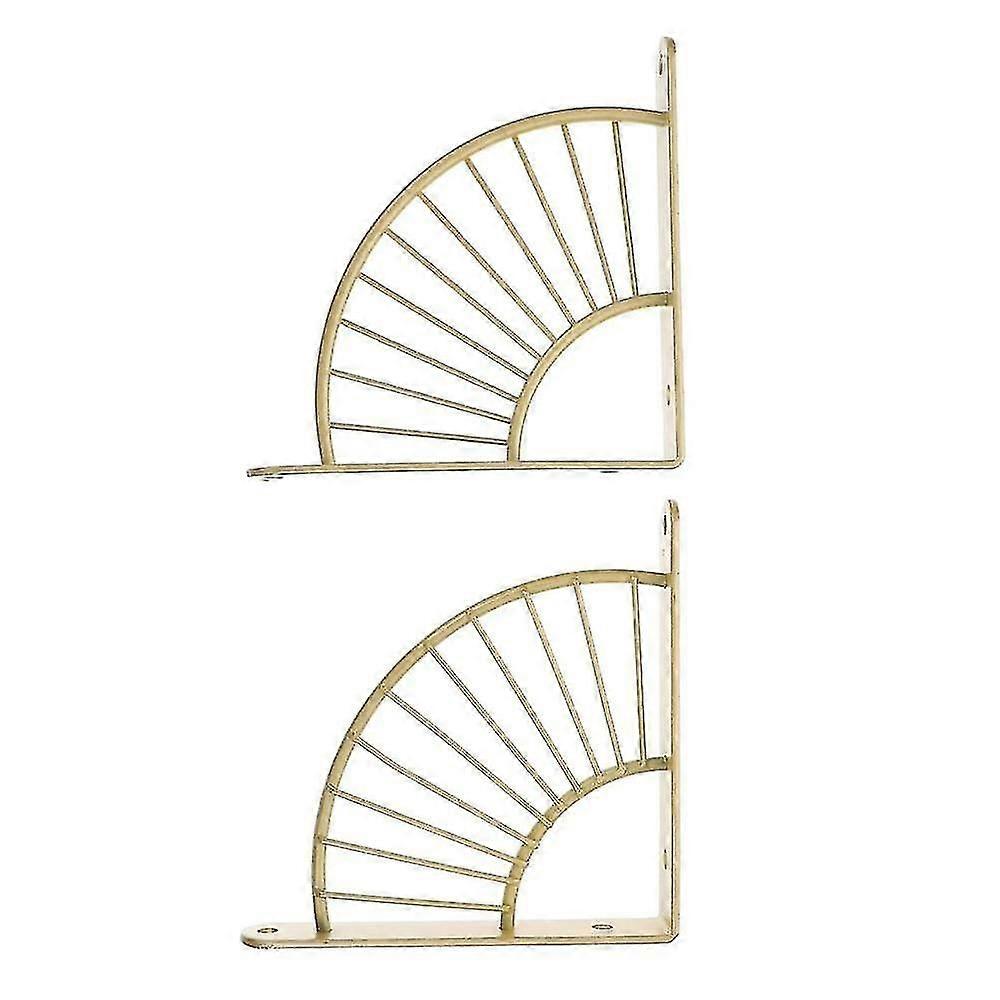 Metal triangular bracket for the floating shelf