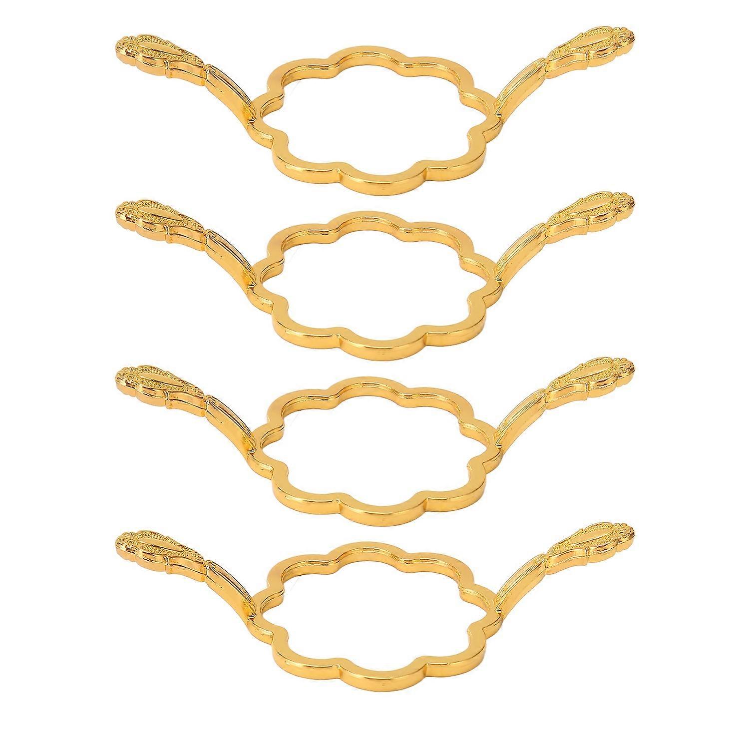 4pcs Wax Sealing Molds DIY Rust Protection Simple Operation Wax Sealing Stamp Rings for Craft Lovers