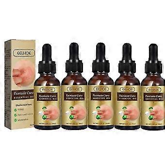 1-5 piezas Aceite de psoriasis Aceite anti-picazón Aceite para la piel 5 piezas