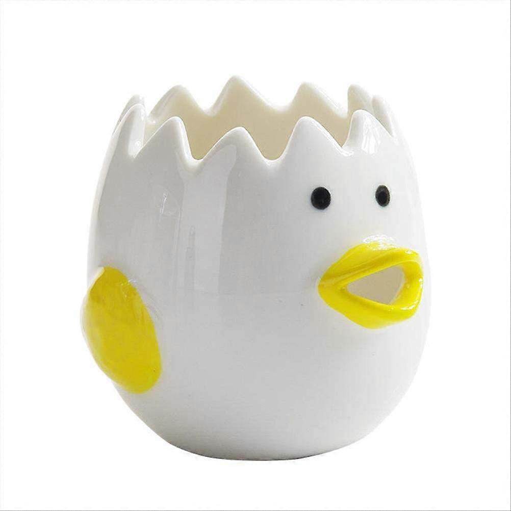 Ceramic Egg Separator, Chick Shape, Kitchen Gadget