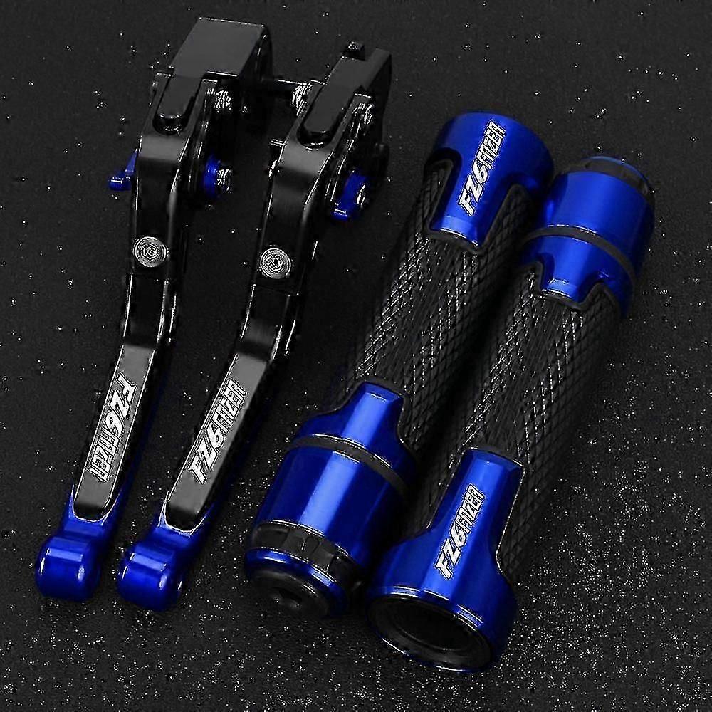 Unique Motorcycle Adjustable Brake Clutch Lever Foldable Handle Hand Grips Set For Yamaha Fz6 Fazer 2004 2005 2006 2007 2008 2009 2010