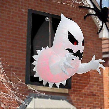 Inflatable Halloween Ghost Balloon - 1.4m Spooky Decoration with USB Blower