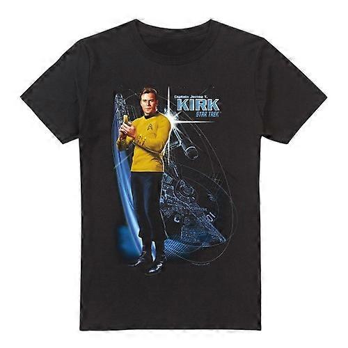 Star Trek Mens Galactic Captain Kirk T-Shirt