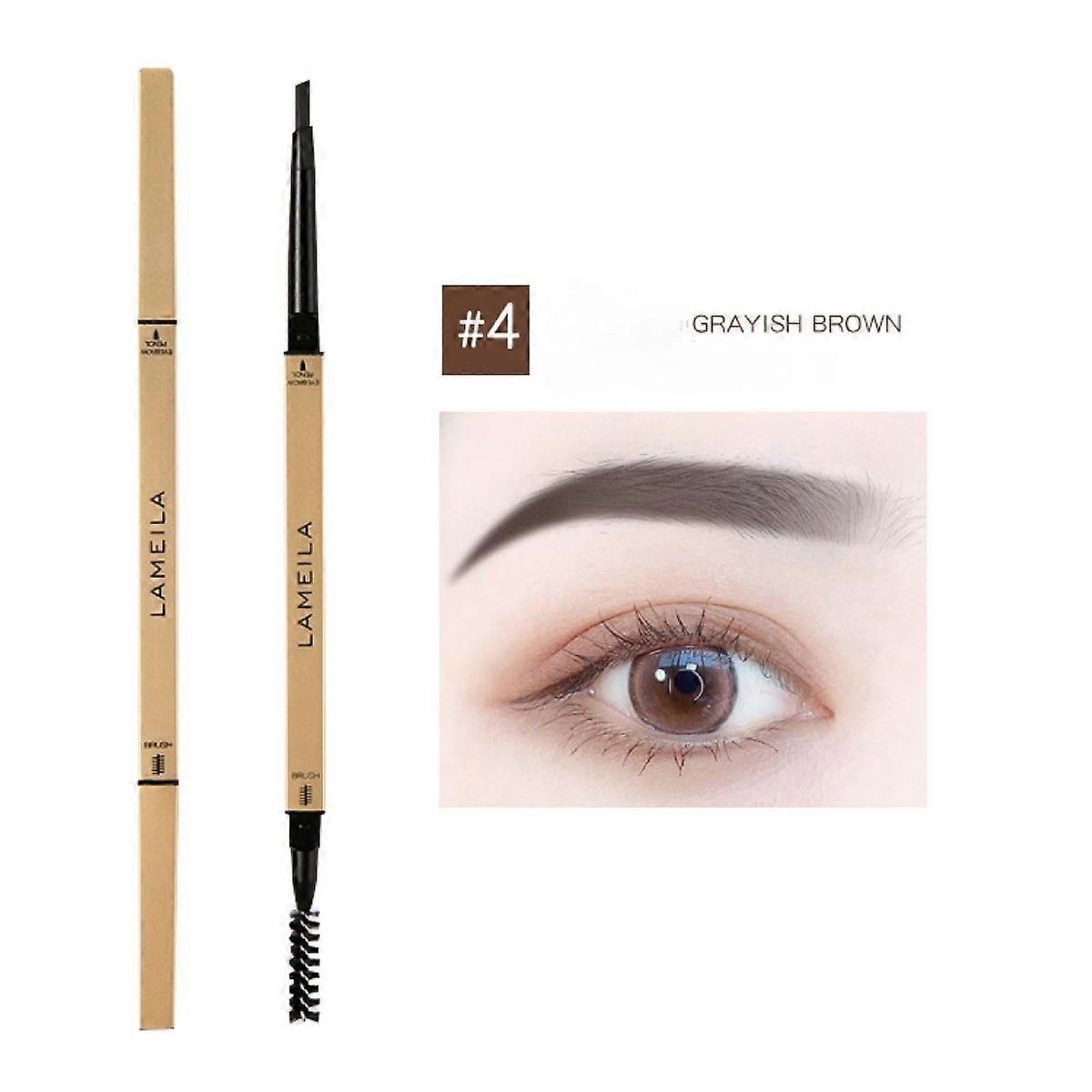 Eyebrow Pencil Longlasting Waterproof Durable Automaric Liner Eyebrow 5 Colors to Choose,Natural Eyebrows that Last For a Long Time