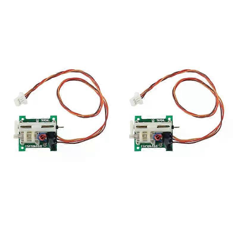 1 Pair 1.7G Mini Digital Servo Linear Servo JST Plug for RC Airplane Fixed Wing DIY Model