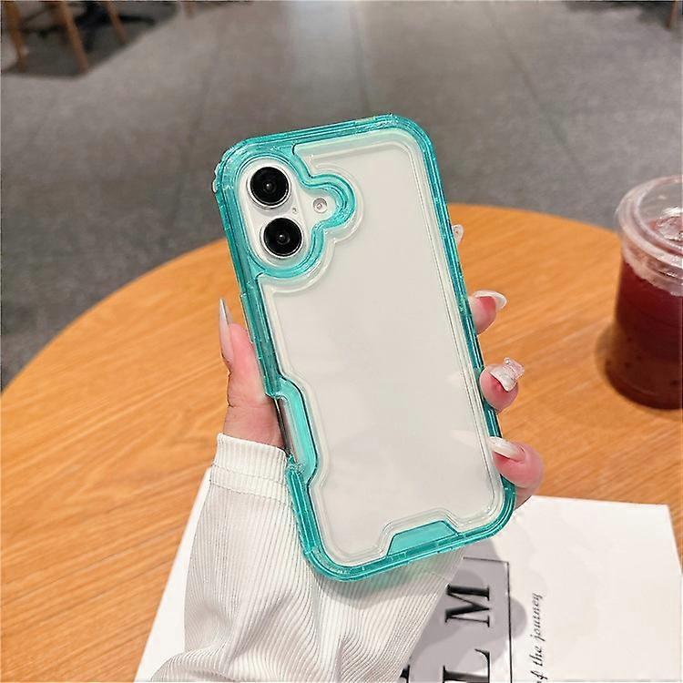 Compatible For iPhone 16 Plus Case Detachable 2-in-1 TPU+PC Clear Drop-Proof Phone Cover