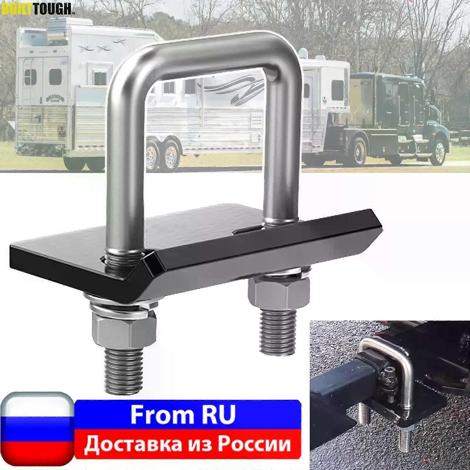 Universal U-Bolt Anti-Rattle Stabilizer lock Heavy Duty Hitch Tightener Clamp Towing Damper Coupler compatible for Trailer Truck Bike Racks MAXP