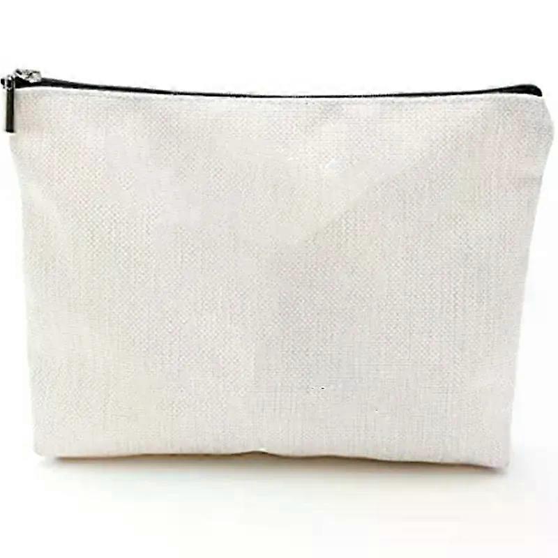 Polyester Custom Design Women Wristlets Cosmetic Sublimation Blank Makeup Bag With Zipper Storage Bags For Travel Portable