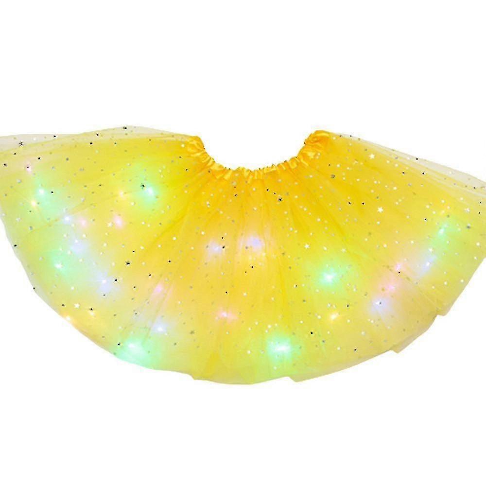 Chicas Luminous Led Tutu Skirt Magic Light Princess Led Dancing Skirts