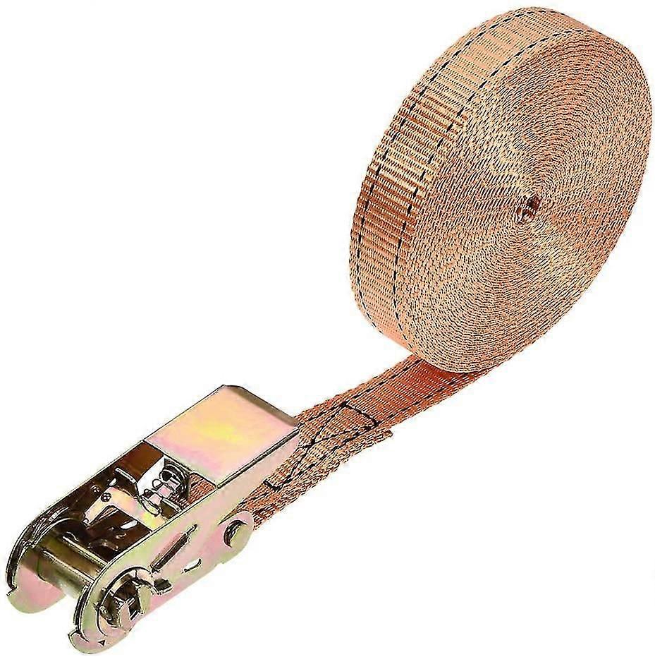 Ισοπαλία ratchet κάτω από το λουρί πρόσδεσης 7mx25mm πολυεστέρα καπακιών φορτίων 800kg για το κινούμενο φορτίο. Πορτοκάλι