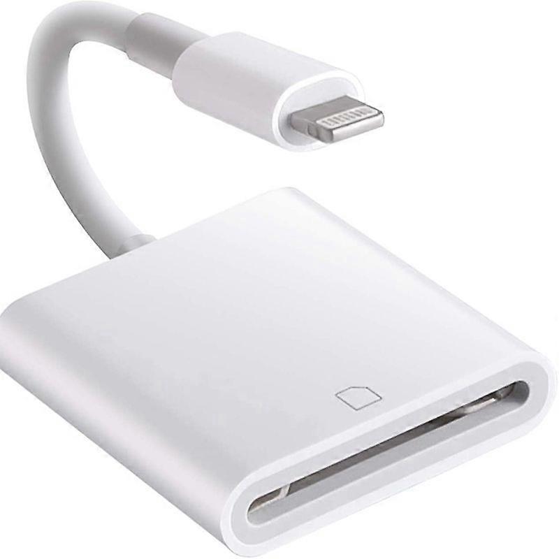 ZS-KL21810 8 Pin to SD Card Camera Card Reader Adapter, Support All iOS System SD Card Slot